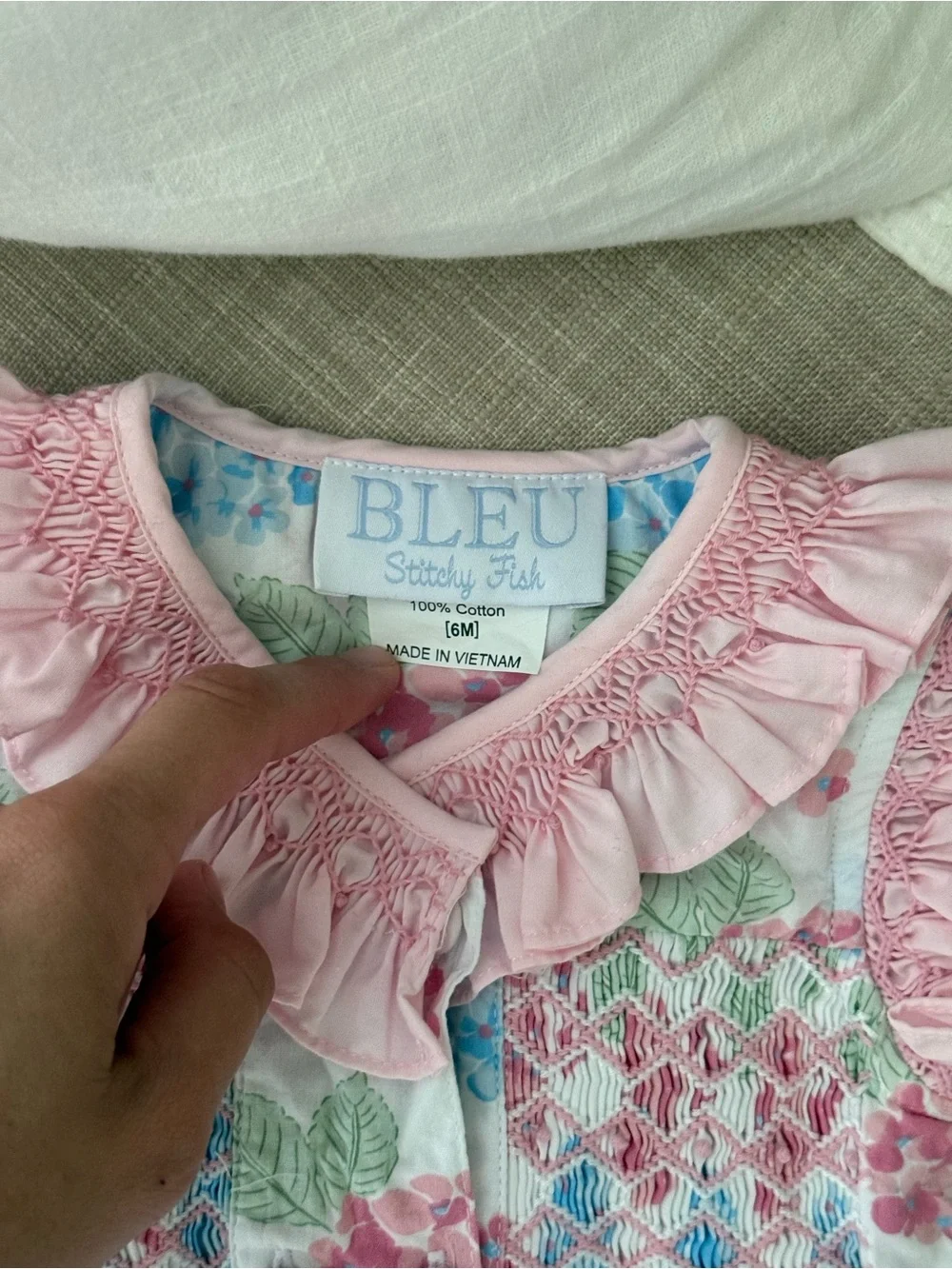 Hydrangea Bubble Romper
